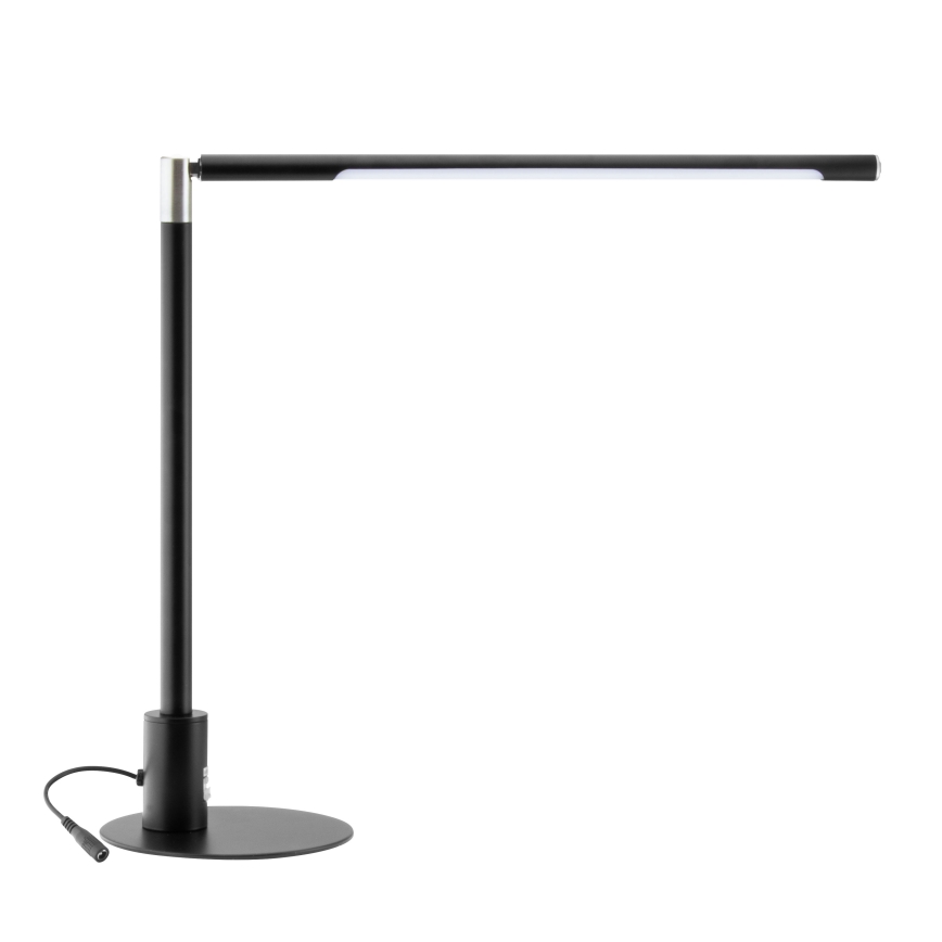 Brilagi - VARIO lampă de masă LED tactilă, dimabilă, cu porturi USB, LED/7W/230V 3000-6500K CRI 96, neagră