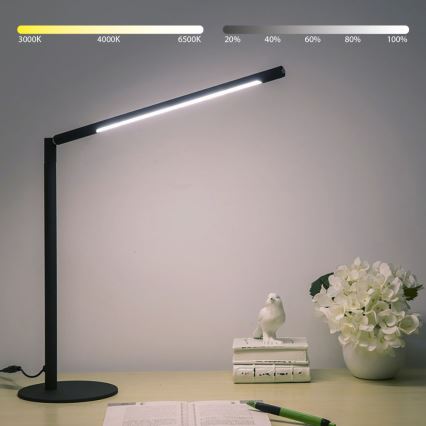 Brilagi - Lampă de masă LED reglabilă, cu control tactil VARIO LED/7W/230V 3000-6500K CRI 96 negru