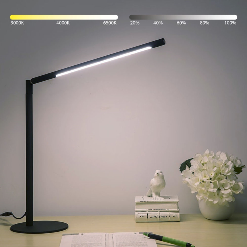 Brilagi - Lampă de masă LED reglabilă, cu control tactil VARIO LED/7W/230V 3000-6500K CRI 96 negru