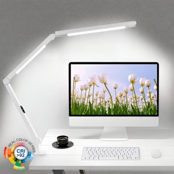 Brilagi - Lampă de birou VARIO LED/12W/230V, reglabilă prin atingere, flexibilă, 3000/4000/5000/6500K CRI 92 albă