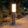 Brilagi - Lampă de exterior cu 2 prize SCHUKO NOVA, 1xE27/15W/230V, 40 cm, IP44, crom mat
