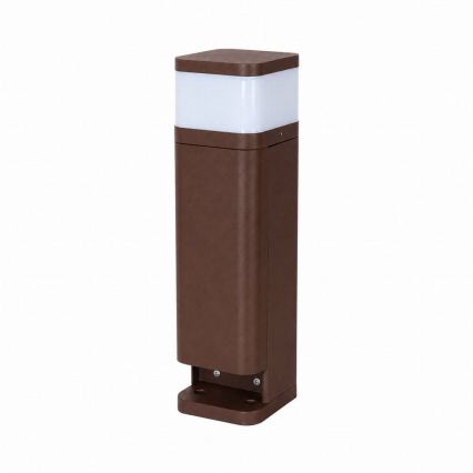 BRILAGI - Lampă de exterior cu 2 prize SCHUKO PILLAR 1xG9/11W/230V IP44 maro