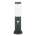 Brilagi - Lampă de exterior cu senzor, 1 x E27/15W/230V, 40 cm, IP44, antracit