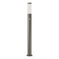 Brilagi - Lampă de exterior cu senzor de mișcare ELIA 1xE27/20W/230V IP44 100 cm crom mat
