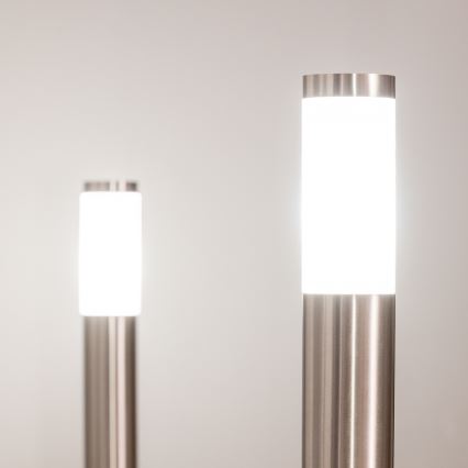 BRILAGI - Lampă de exterior cu senzor de mișcare ELIA 1xE27/20W/230V IP44 100 cm crom mat