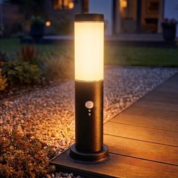 Brilagi - Lampă de exterior cu senzor NOVA 1xE27/15W/230V, 40 cm, IP44, antracit