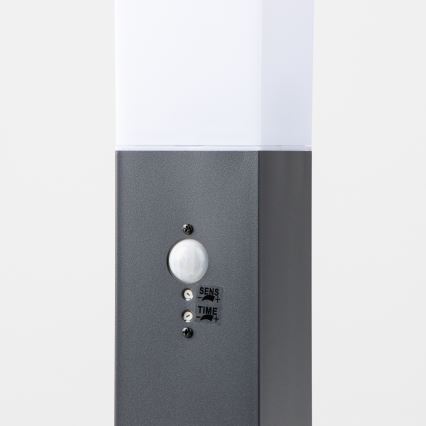 Brilagi - Lampă de exterior cu senzor NOVA 1xE27/15W/230V 40 cm IP44 antracit