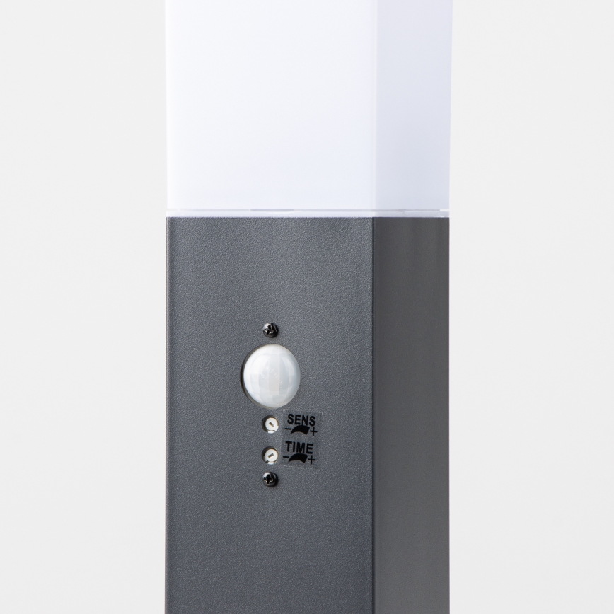 Brilagi - Lampă de exterior cu senzor NOVA 1xE27/15W/230V 40 cm IP44 antracit