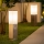 Brilagi - Lampă de exterior cu senzor NOVA 1xE27/15W/230V, 40 cm, IP44, crom mat