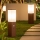 Brilagi - Lampă de exterior cu senzor NOVA 1xE27/15W/230V 40 cm IP44 maro