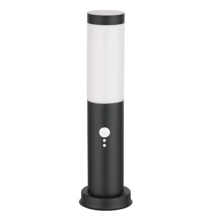 Brilagi - Lampă de exterior cu senzor NOVA 1xE27/15W/230V 40 cm IP44 neagră