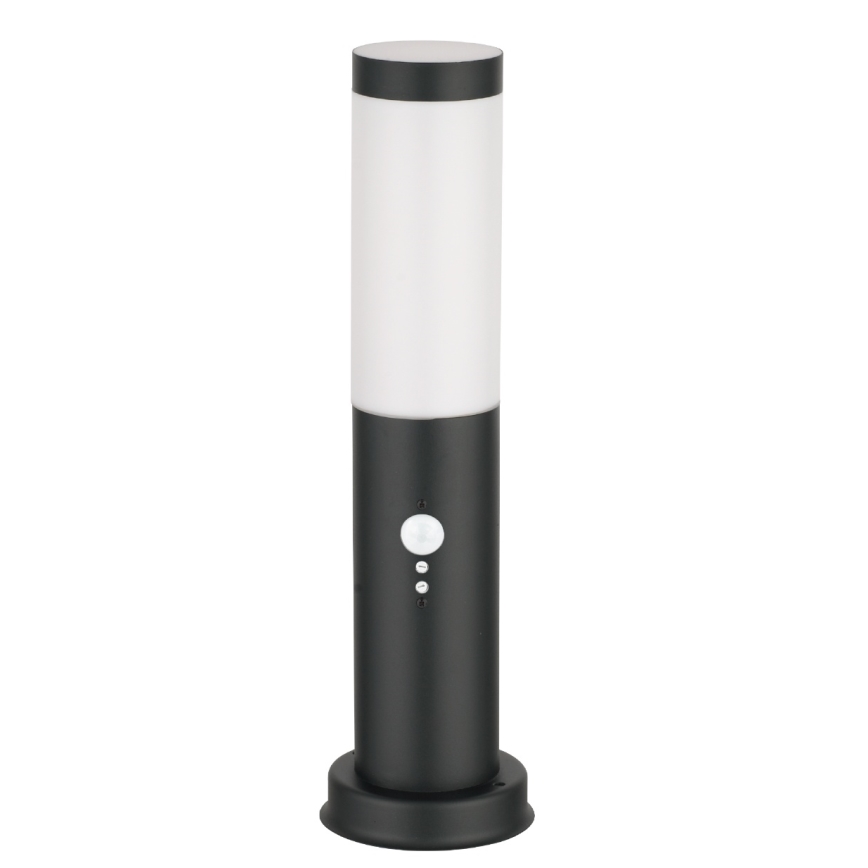 Brilagi - Lampă de exterior cu senzor NOVA 1xE27/15W/230V 40 cm IP44 neagră