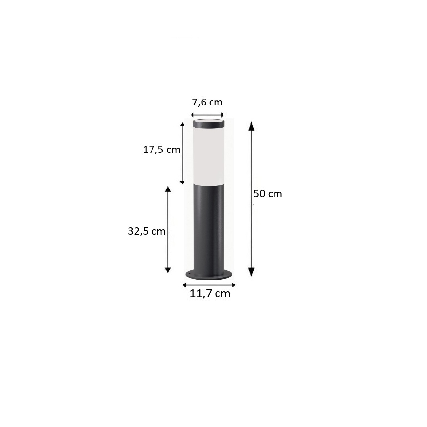 BRILAGI - Lampă de exterior ELIA 1xE27/20W/230V IP44 50 cm antracit