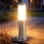 Brilagi - Lampă de exterior NOVA 1xE27/15W/230V 40 cm IP44 crom mat