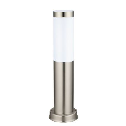 Brilagi - Lampă de exterior NOVA 1xE27/15W/230V 40 cm IP44 crom mat