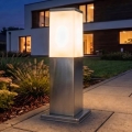 Brilagi - Lampă de exterior NOVA 1xE27/15W/230V 40 cm IP44 crom mat