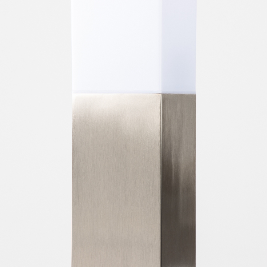 Brilagi - Lampă de exterior NOVA 1xE27/15W/230V 40 cm IP44 crom mat