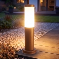 Brilagi - Lampă de exterior NOVA 1xE27/15W/230V 40 cm IP44 maro