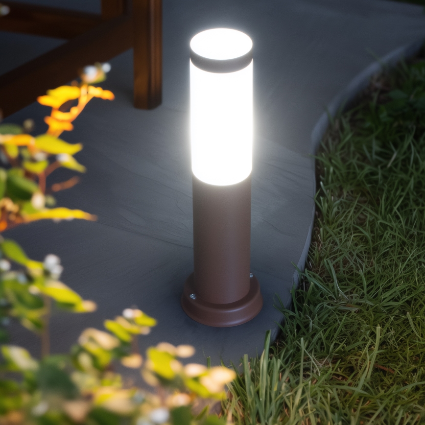 Brilagi - Lampă de exterior NOVA 1xE27/15W/230V 40 cm IP44 maro
