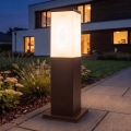 Brilagi - Lampă de exterior NOVA 1xE27/15W/230V 40 cm IP44 maro