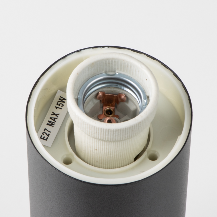 Brilagi - Lampă de exterior NOVA 1xE27/15W/230V 40 cm IP44 neagră