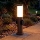 Brilagi - Lampă de exterior NOVA cu 2 prize SCHUKO 1xE27/15W/230V 40 cm IP44 maro