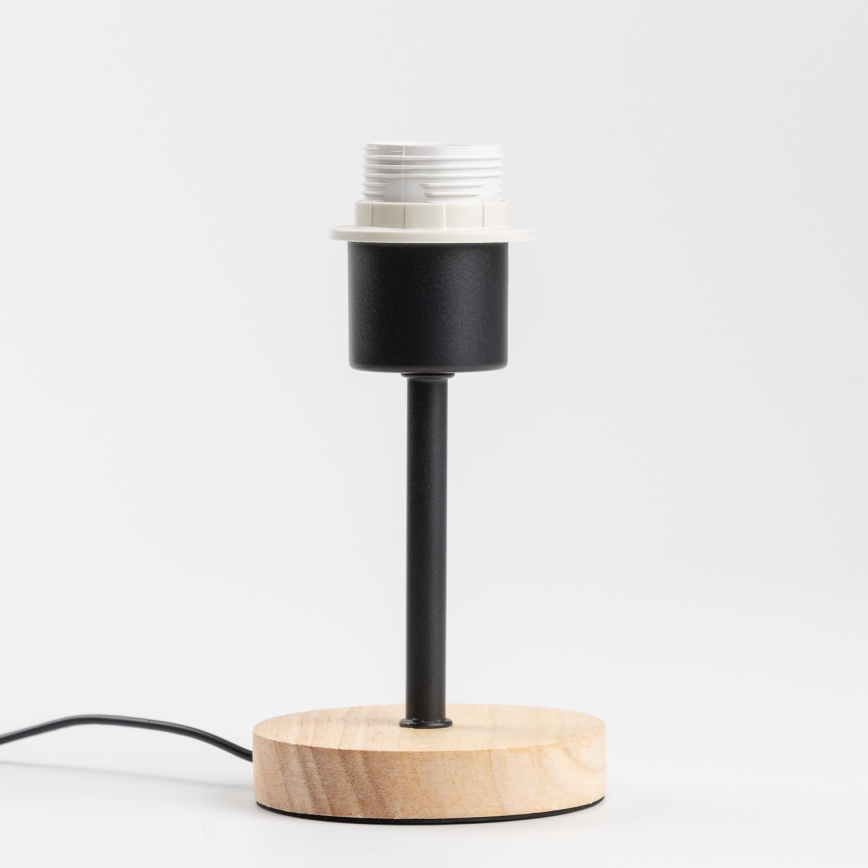 Brilagi - Lampă de masă pentru copii BOBO WOOD 1xE27/25W/230V stejar/negru/alb/cu animale