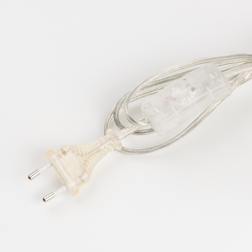 Brilagi - Lampă de masă CERIA 1xE27/60W/230V Ø 25 cm crom lucios/gri