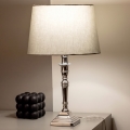 BRILAGI - Lampă de masă CERIA 1xE27/60W/230V Ø 30 cm argintie/gri