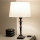 Brilagi - Lampă de masă CERIA 1xE27/60W/230V Ø 30 cm negru/alb