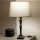 Brilagi - Lampă de masă CERIA 1xE27/60W/230V Ø 30 cm negru/gri