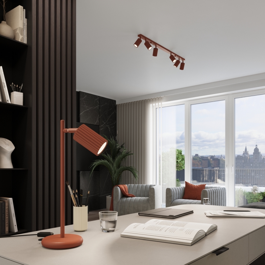 Brilagi - Lampă de masă LED CRESTO 1xGU10/10W/230V roșie