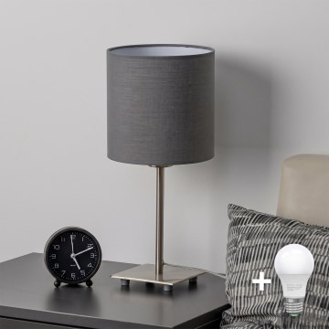 Brilagi - Lampă de masă LED NUBILA 1xE27/60W/230V antracit