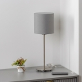 Brilagi - Lampă de masă LED NUBILA 1xE27/60W/230V, gri deschis