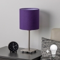 Brilagi - Lampă de masă LED NUBILA 1xE27/60W/230V mov