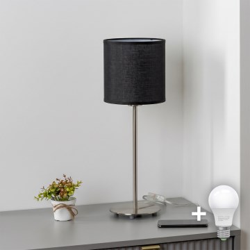 Brilagi - Lampă de masă LED NUBILA 1xE27/60W/230V neagră