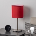 Brilagi - Lampă de masă LED NUBILA 1xE27/60W/230V roșie