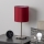 Brilagi - Lampă de masă LED NUBILA 1xE27/60W/230V roșie pompeiană