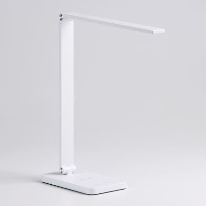 Brilagi - Lampă de birou tactilă LED dimabilă cu încărcare wireless QI MODO CHARGE LED/7W/5V 3000/4000/6000K albă