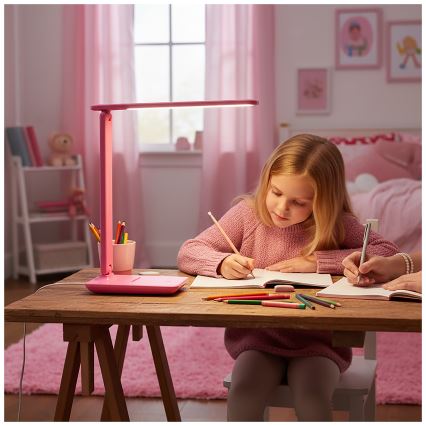Brilagi - Lampă de masă LED dimerizabilă MODO LED/7W/230V 3000/4000/6500K roz