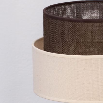 Brilagi - Lampă de masă LED stil BOHO 1xE27/15W/230V crem/maro