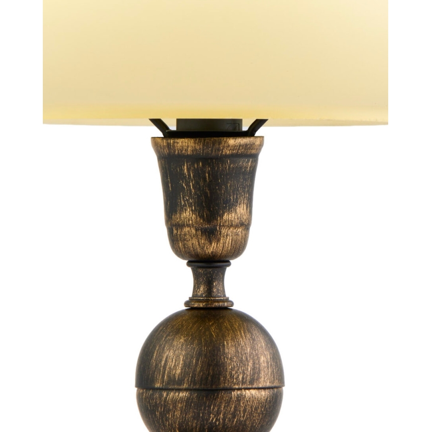 Brilagi - Lampă de masă MOLLERO 1xE14/11W/230V bronz/patină