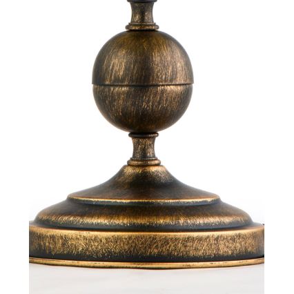 Brilagi - Lampă de masă MOLLERO 1xE14/11W/230V bronz/patină