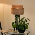 BRILAGI - Lampă de masă MONTANA BOHO 1xE27/15W/230V maro/negru
