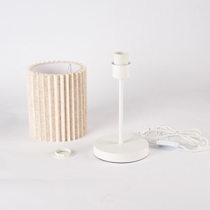 Brilagi - Lampă de masă NORDIC WAVE 1xE27/15W/230V in/alb