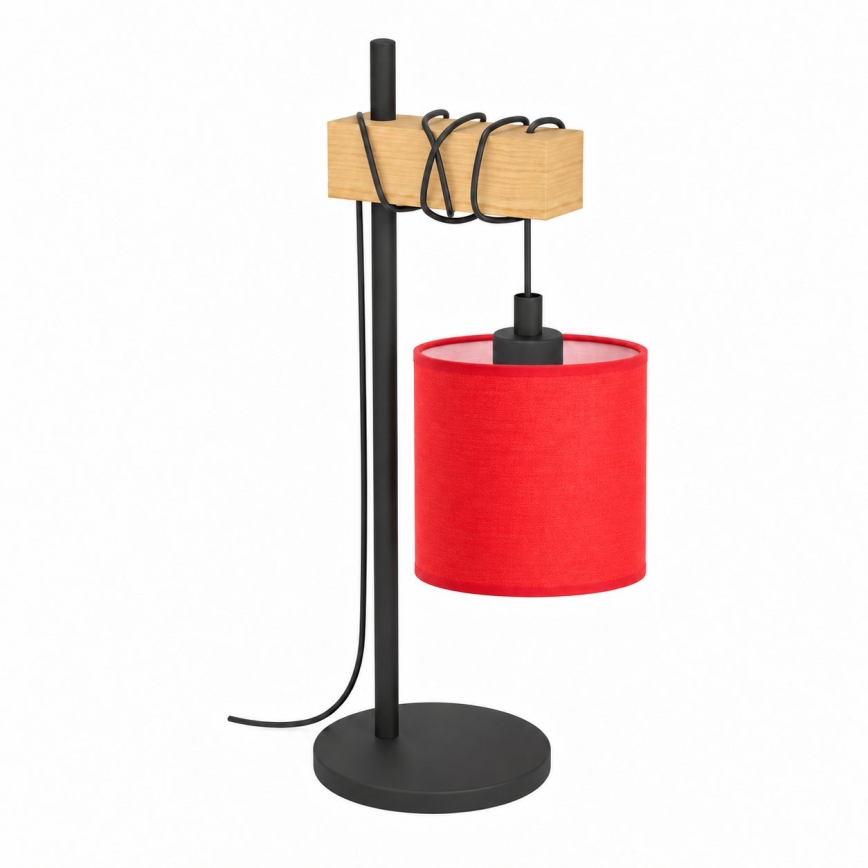 BRILAGI - Lampă de masă NUBILA 1xE27/40W/230V maro/neagră/roșie