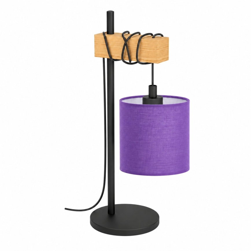 BRILAGI - Lampă de masă NUBILA 1xE27/40W/230V maro/neagră/violetă