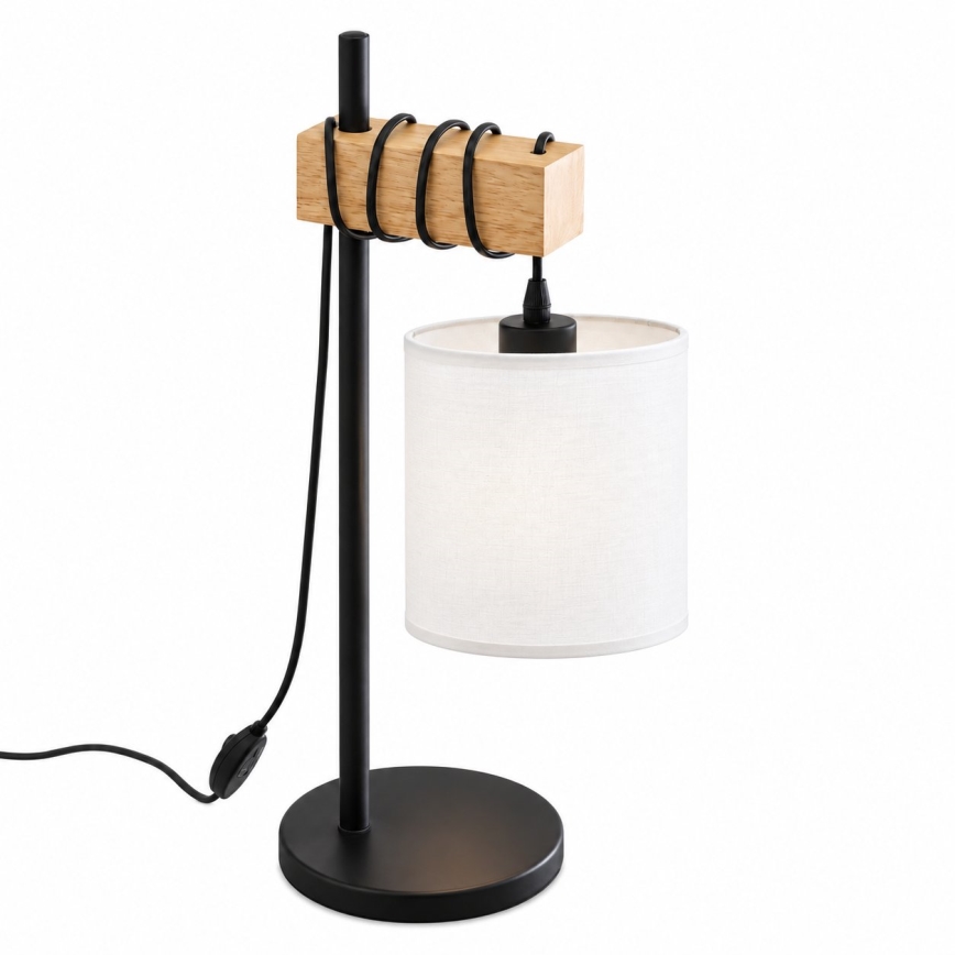 BRILAGI - Lampă de masă NUBILA 1xE27/40W/230V maro/negru/alb