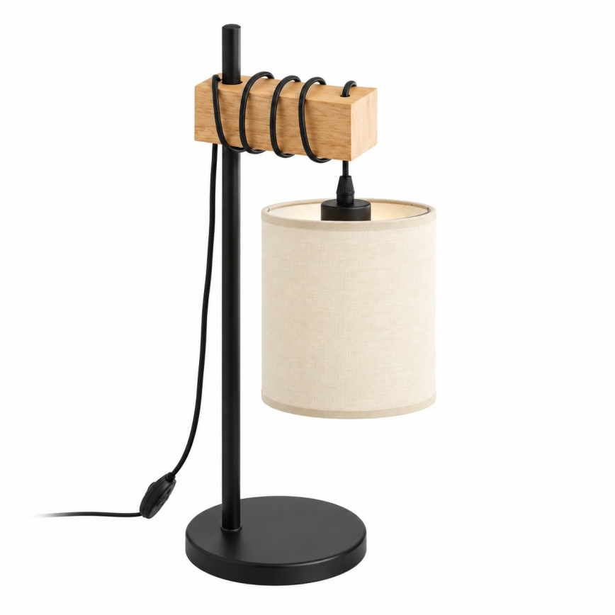 BRILAGI - Lampă de masă NUBILA 1xE27/40W/230V maro/negru/crem