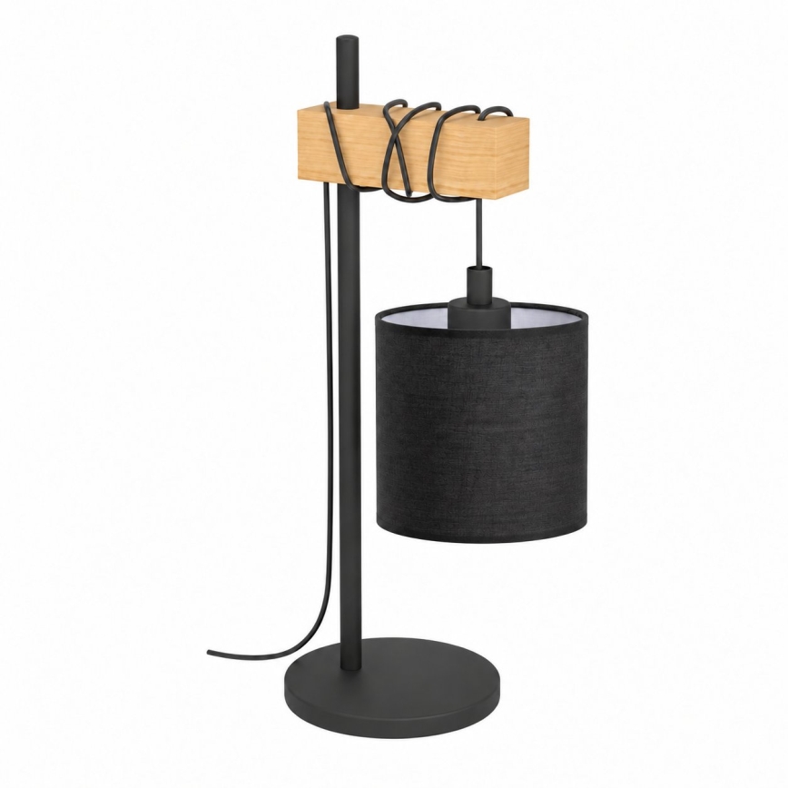 BRILAGI - Lampă de masă NUBILA 1xE27/40W/230V maro/negru